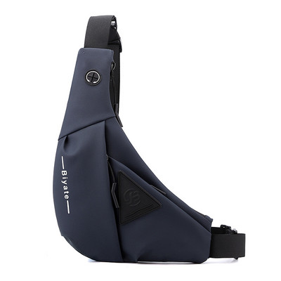 Vyriškas pečių krepšys vandeniui atsparus USB Oxford Crossbody Bag Sling daugiafunkcis trumpų kelionių žinučių krūtinės paketas vyrams