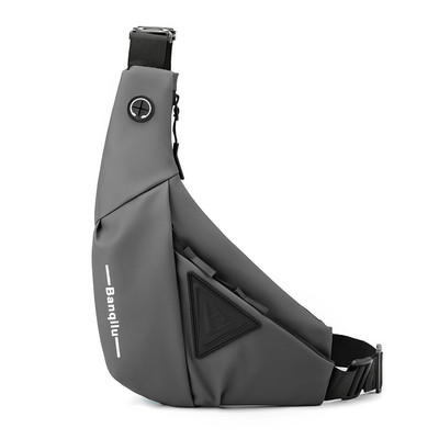 Vyriškas pečių krepšys vandeniui atsparus USB Oxford Crossbody Bag Sling daugiafunkcis trumpų kelionių žinučių krūtinės paketas vyrams