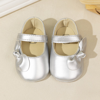 KIDSUN Βρεφικά παπούτσια Βρεφικά παπούτσια για νήπιο κορίτσι Πριγκίπισσα Φόρεμα Αντιολισθητικά Flat First Walker Παπούτσια Νεογέννητα Δαντελένια Διακόσμηση με κορδέλα Mary Janes