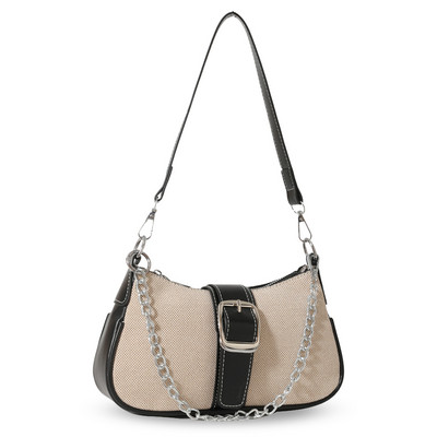 Νέα μόδα Κορεάτικη δερμάτινη τσάντα χιαστί, εξατομικευμένη σχεδίαση Τσάντα εξαιρετικής υφής Μικρή τετράγωνη τσάντα μονής μασχάλης ώμου