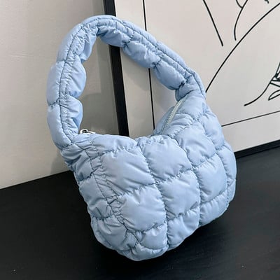 Elegantne tepitud pilvekott naistele Käekott Hobo Designer kott Ruched õlakott Ristkehaga õlakott Vabaaja plisseeritud mullidega rahakott 