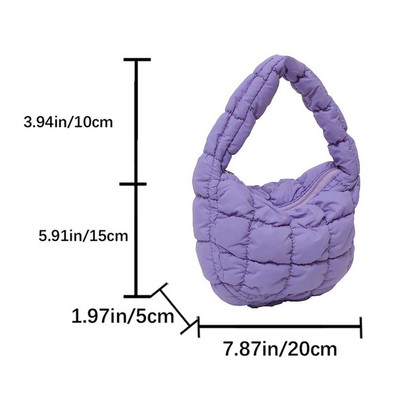 Elegantne tepitud pilvekott naistele Käekott Hobo Designer kott Ruched õlakott Ristkehaga õlakott Vabaaja plisseeritud mullidega rahakott 