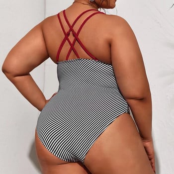 2023 Ruffle Μαγιό One Piece Large Plus Size Μαγιό Γυναικεία ρούχα παραλίας με στάμπα Bathers Μαγιό Γυναικείο 4XL