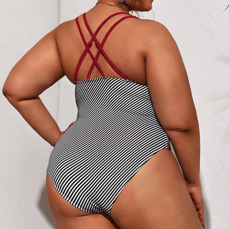 2023 Ruffle Μαγιό One Piece Large Plus Size Μαγιό Γυναικεία ρούχα παραλίας με στάμπα Bathers Μαγιό Γυναικείο 4XL
