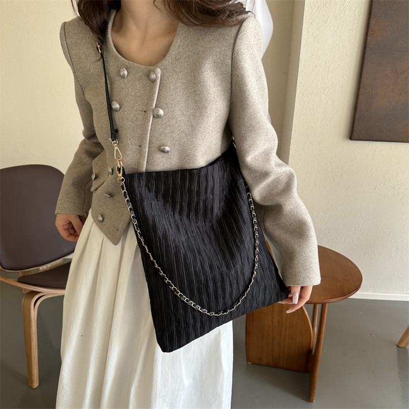 Τσάντα ώμου με αλυσίδα για γυναικείες casual τσάντες τσάντα μεγάλης χωρητικότητας Shopping Tote Μαγνητική πόρπη Design Leisure Handbag Τσάντα βιβλίου