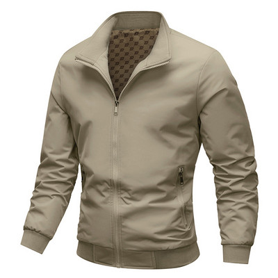 Casual Jacket Ανδρικό μονόχρωμο Παλτό Plus Size 8XL Ανεμοδαρμένο μπουφάν Άνοιξη Φθινοπωρινό Camping Jacket Ανδρικά εξωτερικά ενδύματα