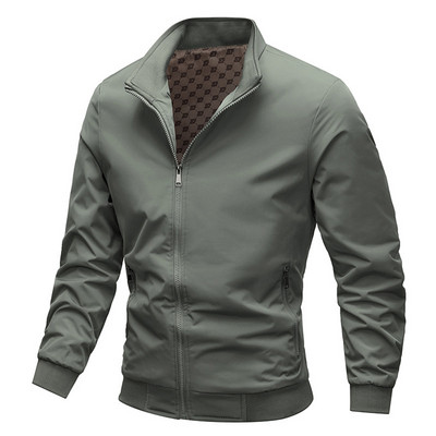 Casual Jacket Ανδρικό μονόχρωμο Παλτό Plus Size 8XL Ανεμοδαρμένο μπουφάν Άνοιξη Φθινοπωρινό Camping Jacket Ανδρικά εξωτερικά ενδύματα