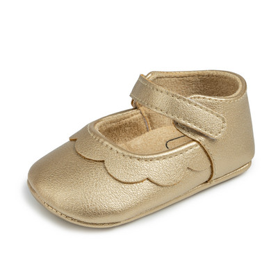 KIDSUN Βρεφικά παπούτσια για κορίτσια Pu δερμάτινη σόλα από καουτσούκ Αντιολισθητική σόλα για νήπια First Walkers Παπούτσια κούνιας Νεογέννητος Χορός για κορίτσι