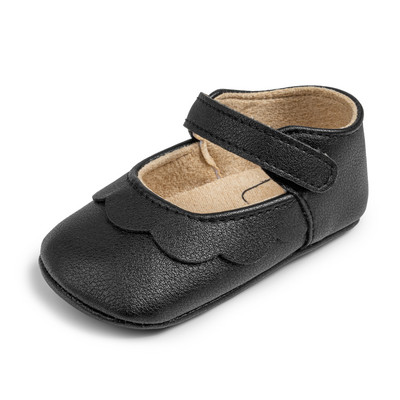 KIDSUN Βρεφικά παπούτσια για κορίτσια Pu δερμάτινη σόλα από καουτσούκ Αντιολισθητική σόλα για νήπια First Walkers Παπούτσια κούνιας Νεογέννητος Χορός για κορίτσι