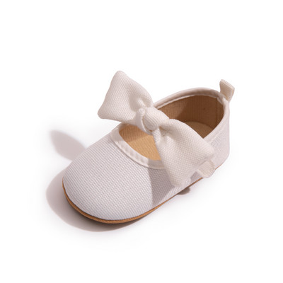 KIDSUN Βρεφικά παπούτσια για κορίτσια Pu δερμάτινη σόλα από καουτσούκ Αντιολισθητική σόλα για νήπια First Walkers Παπούτσια κούνιας Νεογέννητος Χορός για κορίτσι