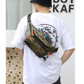 Najlonske torbe oko struka Sportske torbe velikog kapaciteta oko struka Vodootporne višestruke džepove Otvor za slušalice Podesivi remen za nošenje preko ramena Vanjska torba