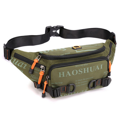 Najlonske torbe oko struka Sportske torbe velikog kapaciteta oko struka Vodootporne višestruke džepove Otvor za slušalice Podesivi remen za nošenje preko ramena Vanjska torba