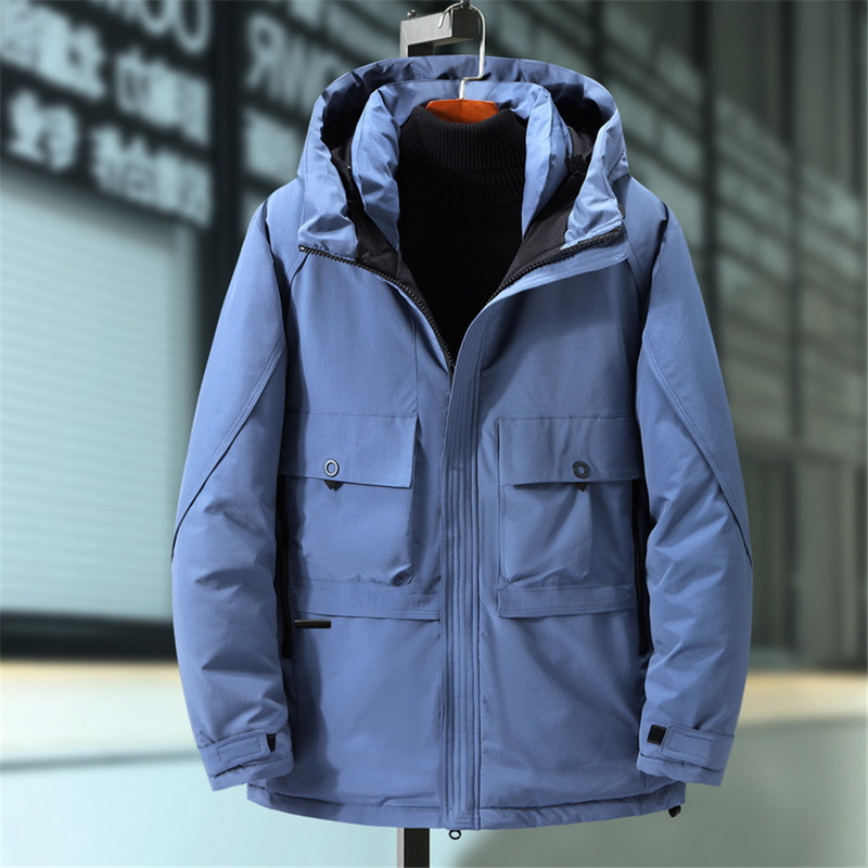 Ανδρικά Cargo Parkas Χειμερινά χοντρά ζεστά παλτό 8XL 9XL Μόδα Casual Μονόχρωμο Μπουφάν Ανδρικά Εξωτερικά Ενδύματα Μεγάλο Μέγεθος 9XL