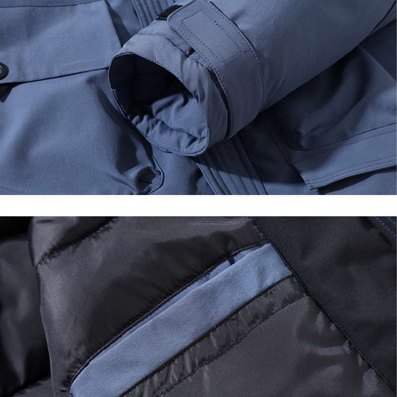 Ανδρικά Cargo Parkas Χειμερινά χοντρά ζεστά παλτό 8XL 9XL Μόδα Casual Μονόχρωμο Μπουφάν Ανδρικά Εξωτερικά Ενδύματα Μεγάλο Μέγεθος 9XL