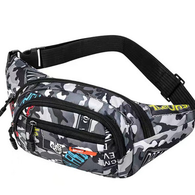 Outdoor Travel Sports deréktáska Női vállöv Deréktáska Férfi Crossbody Tasak Hordozható telefon Messenger melltáska érme pénztárca