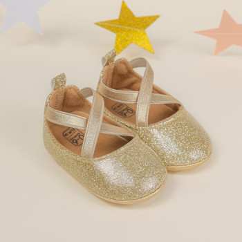 KIDSUN Бебешки обувки за малко дете Bling Girl Princess Обувки за кръщене 0-18 месеца Новородено Меки подметки Неплъзгащи се обувки за ходене