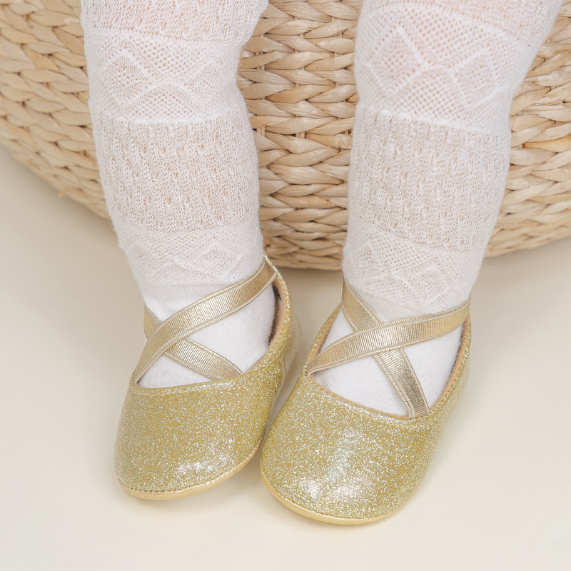KIDSUN Βρεφικά παπούτσια για νήπια Bling girl Princess βαπτιστικά παπούτσια 0-18 μηνών Νεογέννητα μαλακά πέλματα αντιολισθητικά παπούτσια περπατήματος