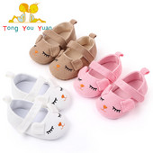 2023 Νέα άφιξη Μικρό παιδί Νεογέννητο μωρό αγόρια για κορίτσια Παπούτσια βρεφικής κούνιας με κινούμενα σχέδια Μαλακή αντιολισθητική σόλα Χαριτωμένα ζεστά παιδικά παπούτσια για ζώα