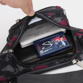 Лятна ежедневна чанта за кръста Моден мъжки тактически колан Платнен спортен мобилен телефон за колоездене Дамски сайт Устойчив на износване за бягане