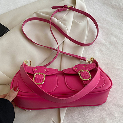 Γυναικεία Τσάντα ώμου Fashionalbe Τσάντα PU Tote Τσάντα μονόχρωμη ρυθμιζόμενη με λουράκι Απλή γυναικεία τσάντα για ταξίδια γραφείου