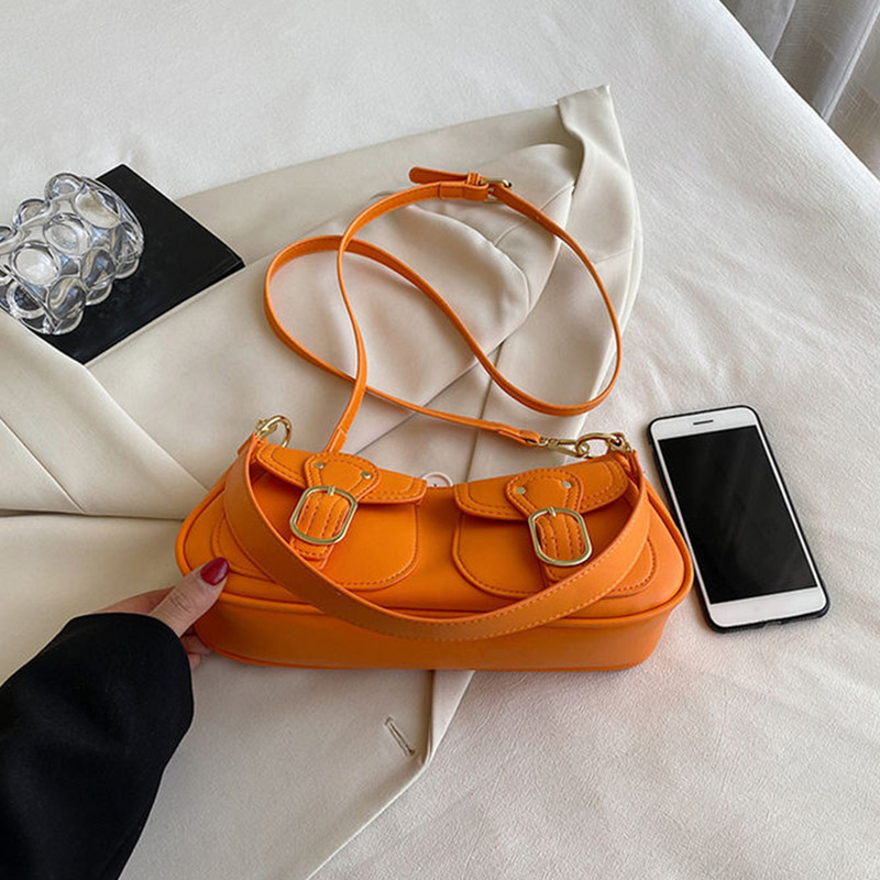 Γυναικεία Τσάντα ώμου Fashionalbe Τσάντα PU Tote Τσάντα μονόχρωμη ρυθμιζόμενη με λουράκι Απλή γυναικεία τσάντα για ταξίδια γραφείου