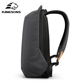 Kingsons 2023 Νέο αντικλεπτικό αντρικό σακίδιο πλάτης 180 μοιρών ανοιχτό USB φόρτισης φορητού υπολογιστή 15,6 ιντσών Σχολικές τσάντες για εφήβους