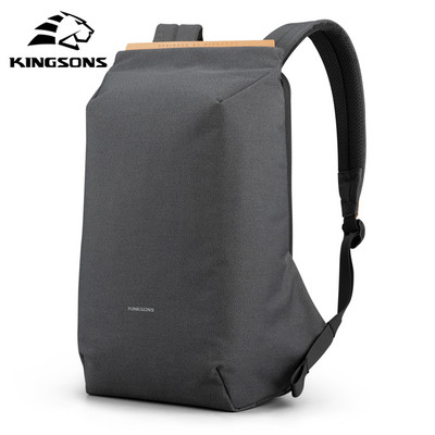 Kingsons 2023 Нова мъжка раница против кражба 180 градуса отворена раница за лаптоп с USB зареждане 15,6 инча ученически чанти за тийнейджъри