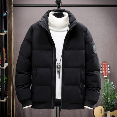 Ανδρικά Oversize Thicken Jacket Κοντά βαμβακερά παλτό Streetwear Jackets Parka Harajuku Winter Down Jacket Cargo Coat Outwear Λευκό 5XL