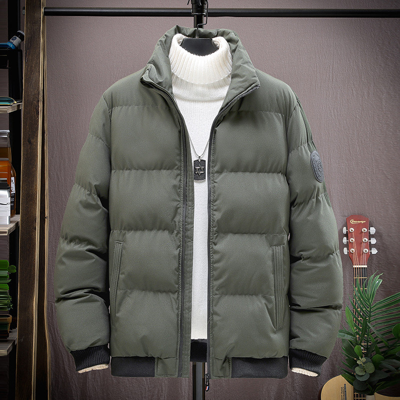Ανδρικά Oversize Thicken Jacket Κοντά βαμβακερά παλτό Streetwear Jackets Parka Harajuku Winter Down Jacket Cargo Coat Outwear Λευκό 5XL