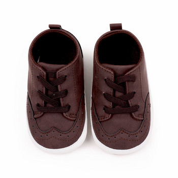 2023 Нови бебешки обувки Модни бебешки момчета Ежедневни обувки Маратонки Малки деца Гумена подметка Първи проходилки
