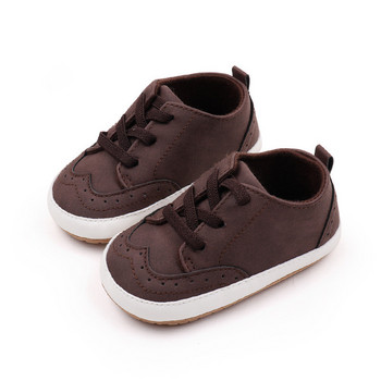 2023 Нови бебешки обувки Модни бебешки момчета Ежедневни обувки Маратонки Малки деца Гумена подметка Първи проходилки