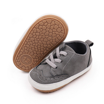 2023 Νέα βρεφικά παπούτσια Μόδα για βρέφη για αγόρια Casual Παπούτσια πάνινα παπούτσια για νήπια Λαστιχένια σόλα First Walkers