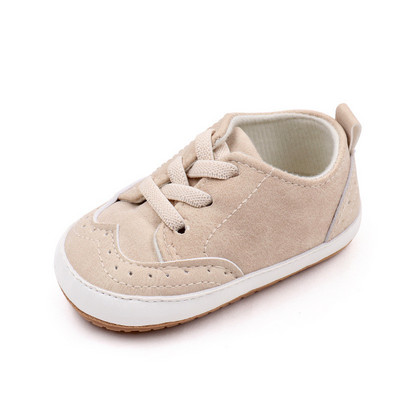 2023 Νέα βρεφικά παπούτσια Μόδα για βρέφη για αγόρια Casual Παπούτσια πάνινα παπούτσια για νήπια Λαστιχένια σόλα First Walkers