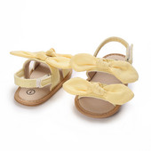 Βρεφικά πέδιλα κοριτσάκι καμβά εύκαμπτα αντιολισθητικά παπιγιόν καλοκαιρινά καθημερινά φλατ παιδικά παπούτσια