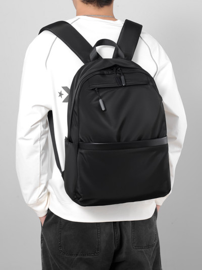 Αδιάβροχη ελαφριά τσάντα ώμου 14 ιντσών Ανδρικό επαγγελματικό σακίδιο πλάτης Πολυεστερική τσάντα υπολογιστή μεγάλης χωρητικότητας