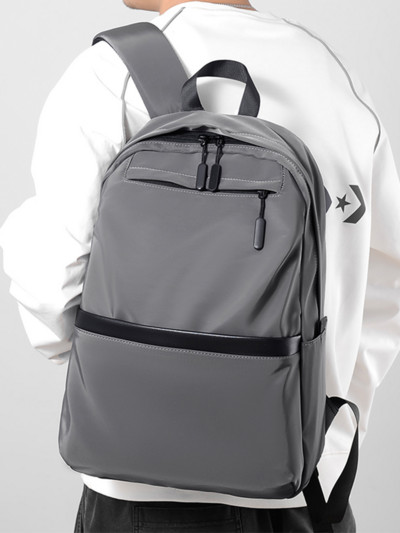 Αδιάβροχη ελαφριά τσάντα ώμου 14 ιντσών Ανδρικό επαγγελματικό σακίδιο πλάτης Πολυεστερική τσάντα υπολογιστή μεγάλης χωρητικότητας