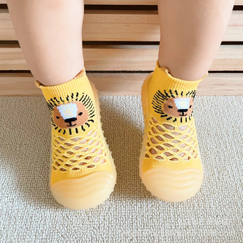 Χαριτωμένα παιδικά παπούτσια για κοριτσάκια Παιδική μαλακή σόλα από καουτσούκ Αντιολισθητική σόλα νήπιο πρώτο περπάτημα Καλοκαίρι Παιδιά κορίτσια αγόρια Αντιστοίχιση χρώματος Prewalker