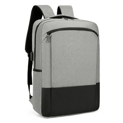 Veekindel äriseljakott meeste multifunktsionaalne meeste stiilne seljakott helkurdisain must seljakotid USB laadimis tagakott