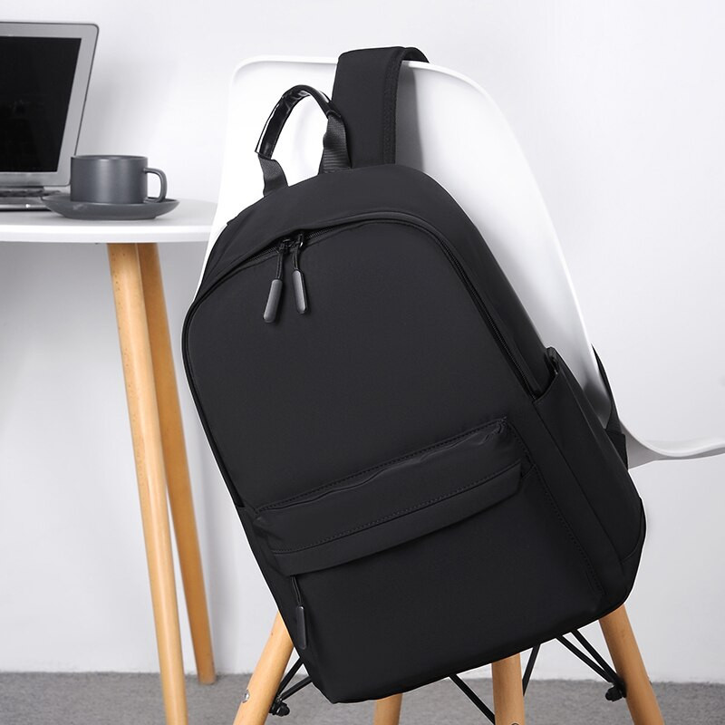 8101--Μια ανδρική και γυναικεία τσάντα ώμου 14 ιντσών Ελαφρύ, μεγάλης χωρητικότητας, μαθητική τσάντα αναψυχής Απλή τσάντα πλάτης υπολογιστή