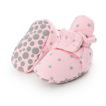 НОВИ Бебешки чорапи за новородено Обувки Момче Момиченце Малко дете Първи проходилки Ботуши Памучни меки противоплъзгащи топли обувки за бебешко креватче