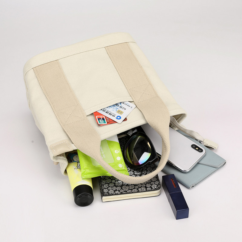 Τσάντες χιαστί από καμβά Κάδος φερμουάρ Τσάντα φόρμας πολλαπλών διαμερισμάτων Fashion Mommy Bag Φορητή για ψώνια Ταξίδι για διακοπές