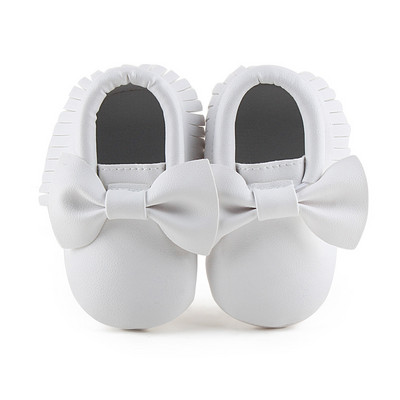 Pantofi pentru bebeluși Nou-născut Sugar Băiat Fată First Walker PU Sofe Talpă Prințesă Bowknot Fringe Toddler Patuț Mocasini casual