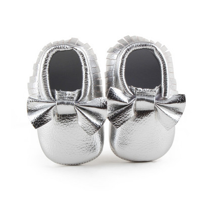 Pantofi pentru bebeluși Nou-născut Sugar Băiat Fată First Walker PU Sofe Talpă Prințesă Bowknot Fringe Toddler Patuț Mocasini casual
