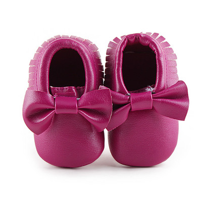 Pantofi pentru bebeluși Nou-născut Sugar Băiat Fată First Walker PU Sofe Talpă Prințesă Bowknot Fringe Toddler Patuț Mocasini casual