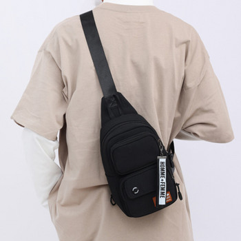 Мъжка дамска чанта за гърди за свободното време на открито Многофункционална водоустойчива чанта за съхранение Мъжка дамска чанта за едно рамо