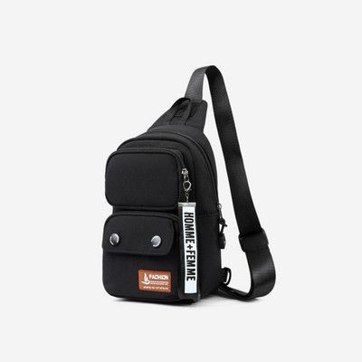 Ανδρική γυναικεία τσάντα στήθους χιαστί αναψυχής εξωτερικού χώρου Πολυλειτουργική αδιάβροχη αποθήκευση Αντρική γυναικεία τσάντα ώμου