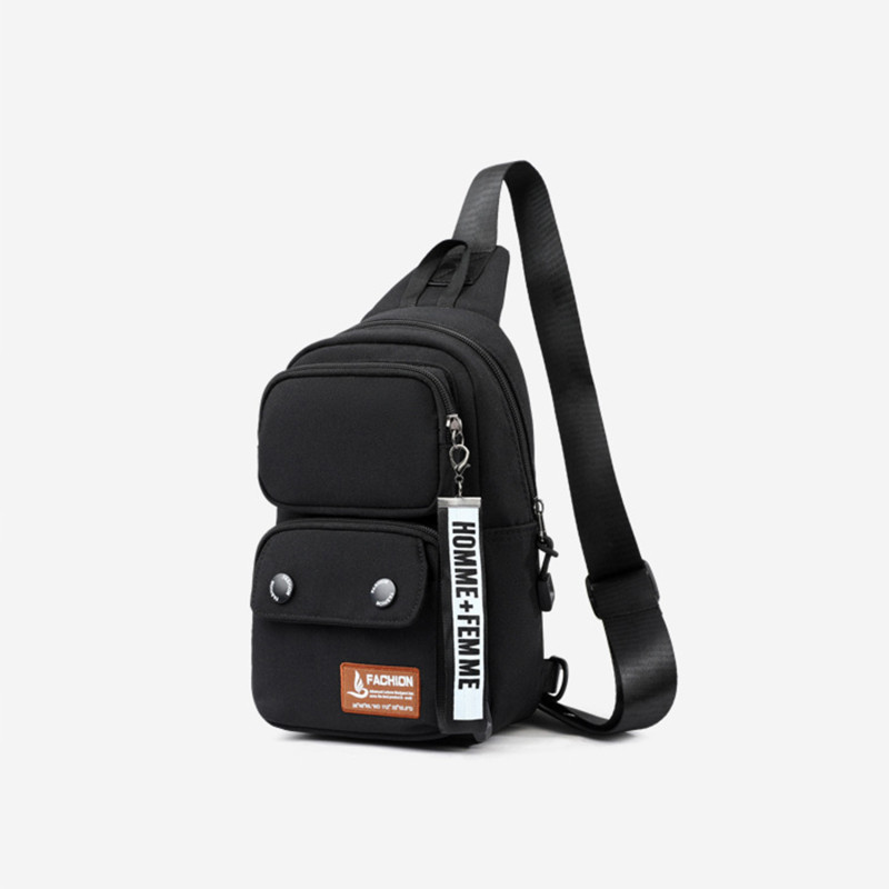 Ανδρική γυναικεία τσάντα στήθους χιαστί αναψυχής εξωτερικού χώρου Πολυλειτουργική αδιάβροχη αποθήκευση Αντρική γυναικεία τσάντα ώμου