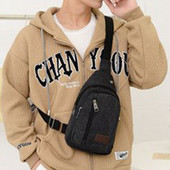 Ανδρικές τσάντες ώμου Πακέτο μέσης Τσάντα χιαστί χιαστί για υπαίθριο αθλητισμό Ταξίδι Πεζοπορίας στήθος ώμου Καθημερινή καμβά τσάντα για πικ-νικ