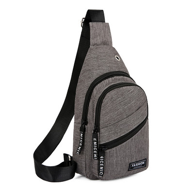 Pánske náprsné tašky, ležérne plátené tašky cez rameno, trendy outdoorové náprsné tašky pre mužov, športové módne tašky cez rameno