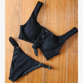 2023 Nové bandážové/brazílske/sexy bikiny s push-up vystuženými plavky pre ženy, dvojdielne plavky, plavky tankini pre ženy